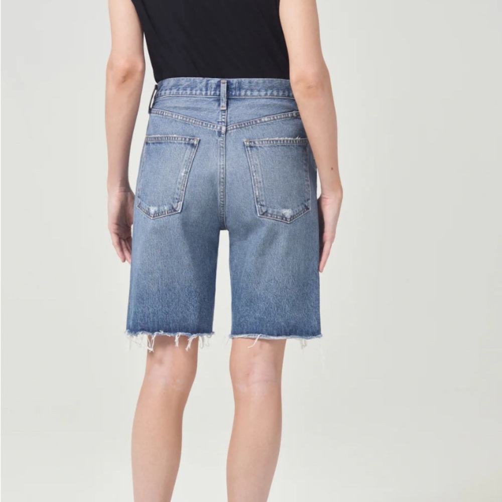 Agolde Blue Jean Shorts